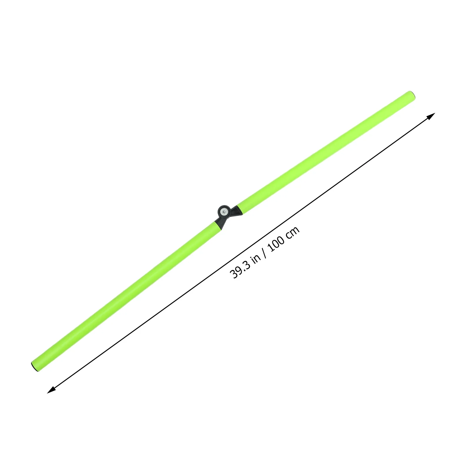 

2pcs Football Training Poles Soccer Agility Rods Foldable ABS Aluminum Markers Portable Sports Equipment for Soccer Basketball