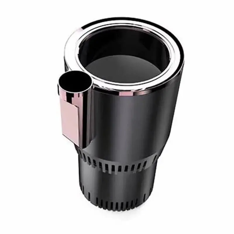 Intelligent 2-In-1 Car Refrigerator Smart Cooling Heating Car Cup Holder Hot And Cold Storage Container For Office Vehicle