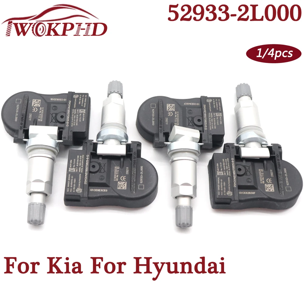 

Система мониторинга давления в шинах 52933-2L000 TPMS для Kia Ceed [ED] Hyundai I10 [PA] I30 [FD] 433 МГц 529332L000