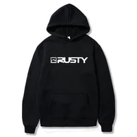 Men's Sportswear Kangaroo Winter Truly Comfortable StreetWe Unisex Rusty Printed Hoodie Casual Pattern Sweater TOPS Sweatshirt
