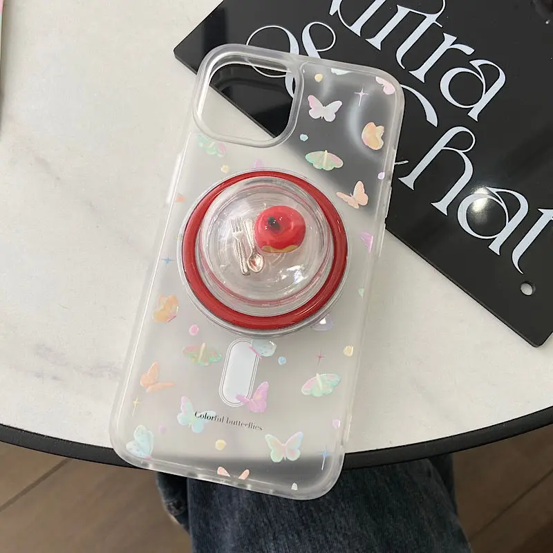 Apple per Magsafe impugnatura magnetica per telefono Tok Griptok supporto per iPhone divertente supporto di ricarica wireless pieghevole