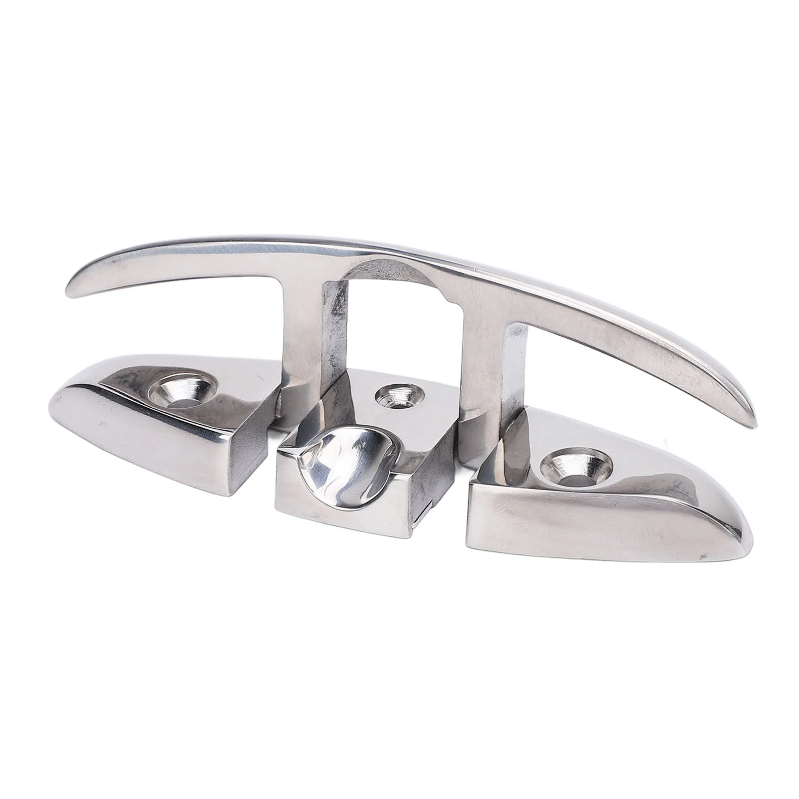 

5in Boat Folding Cleats 316 Stainless Steel Heavy Duty OEM Flip Up Dock Cleat for Yacht Speedboat Fishing Boat