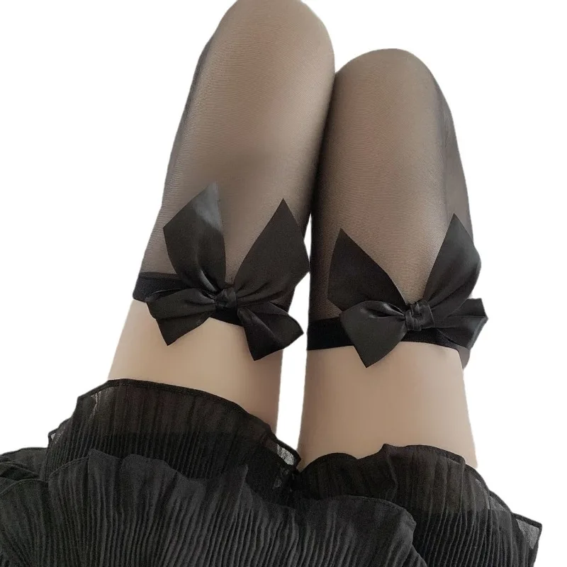 Sexy Lace Stockings Club Stockings Japanese Style Ultra-thin Over Knee Socks for Women Breathable Quick Dry Mesh Knee High Socks image 6