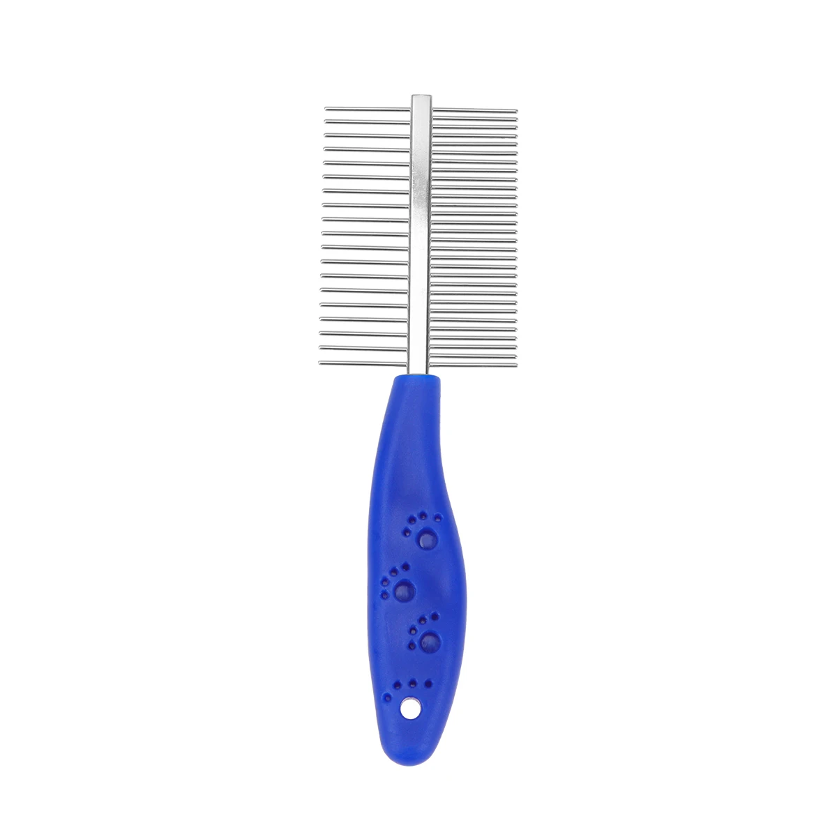 

Double Rows Stainless Steel Pet Grooming Comb Massage Brush Massaging Comb Hair Grooming Scrubber Hair Cleaner for Pet Beauty Cl