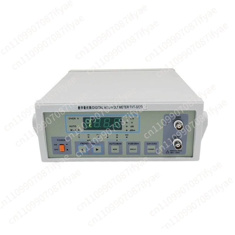 

Высокоточный цифровой милливольтметр TVT-322D для измерения напряжения 30μВ-300В и тока, измерительный прибор для измерения напряжения и тока.
