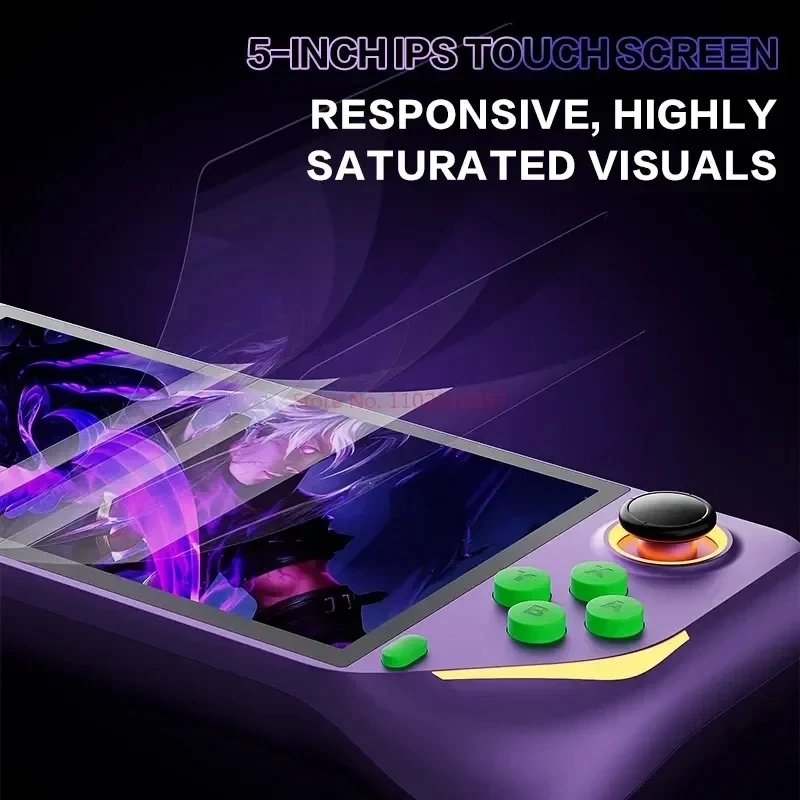 New E6 Plus Handheld Rk3566 Dual System Gaming Console 5.0 Inches With Touch High-Definition Large Screen Wifi Screen Projection