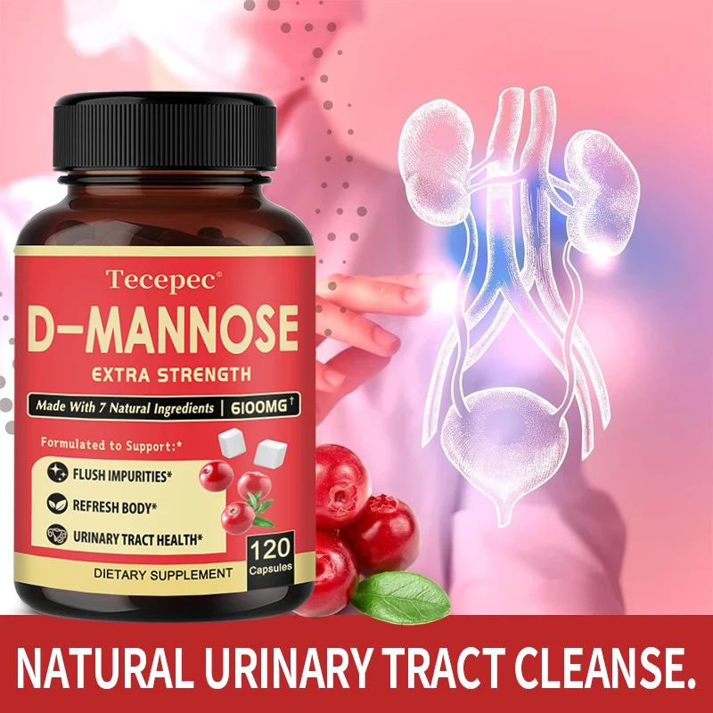 Mannose Supplement Supports Urinary Tract Health, Cleans, Flushes and Protects The Urinary Tract, Non-GMO, Gluten-free