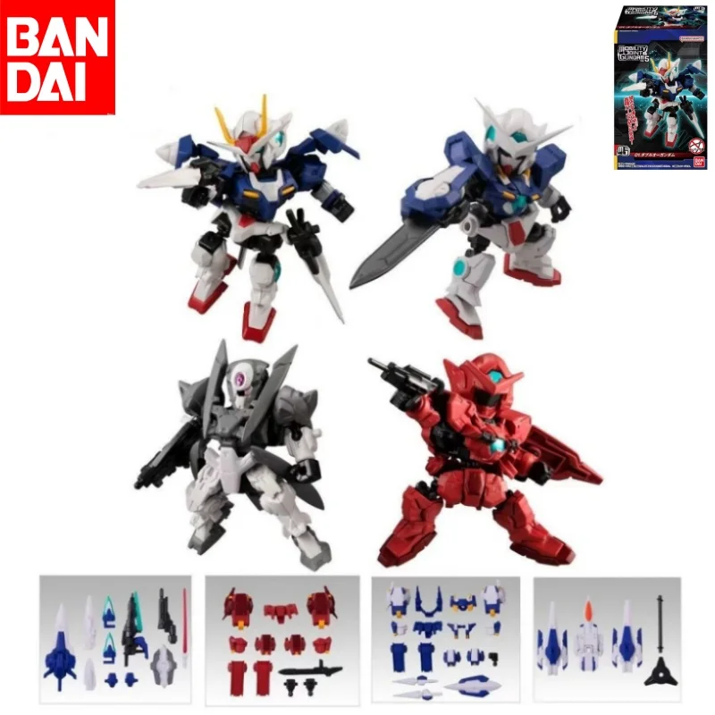 

Фигурка игрушечная Bandai GUNDAM шарнирная, оригинальная аниме экшн-фигурка в сборе, игрушка, модель с орнаментом, подарок для детей