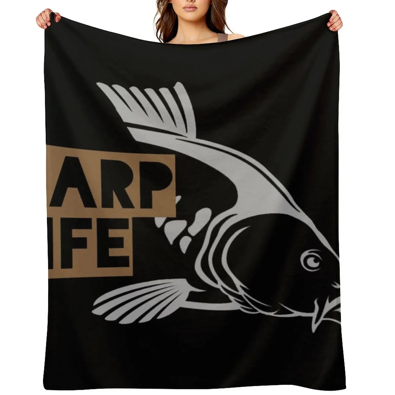 

Carp life Throw Blanket Large Bed covers Decorative Sofas Luxury Blankets