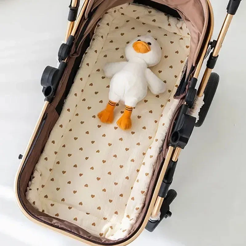 

Thick Cartoon Bear Soft and Comfortable Baby Walking Stroller Pad Cotton Shoulder Strap Baby Stroller Pad Accessories