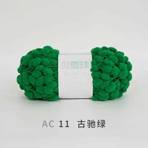 100G/Bal Kleurrijk Middelgroot Garen Zacht Pompon Grote Regenboog Dik Garen Katoen Diy Materiaal Hand Breien Gehaakt Gevlochten Deken
