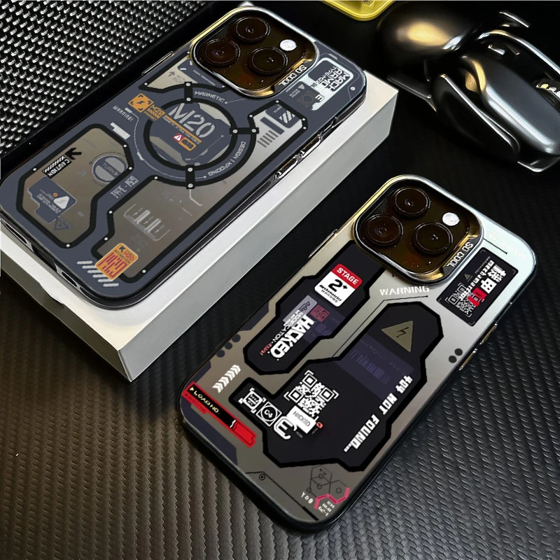 Phone Case for Xiaomi Redmi Note 14 12 11 10 13 Pro Plus 5G 12S 14C 13C 4G Mecha-Style Graffiti Cover Funda Redmi Note 14 Pro 5G view 6