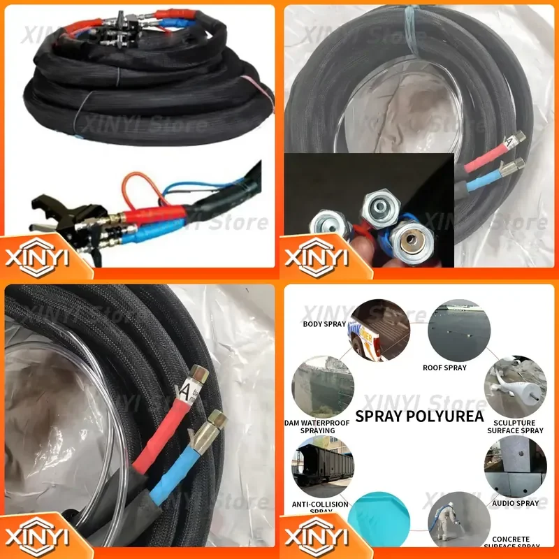 Нагревательный шланг для пены из полиуретана (ПУ) для распылителя Graco 5700PSI, 15 метров