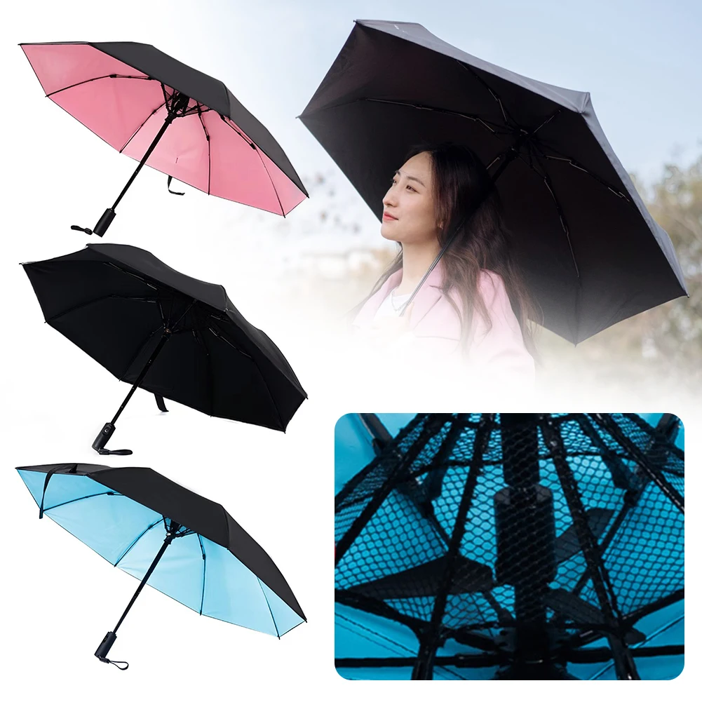 

UV Protection Umbrellas With Fan Multi-Function High-density Umbrellas For Outdoor Activities