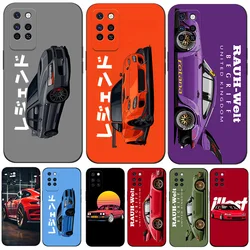 Case For INFINIX NOTE 10 PRO Silicon Phone Back Cover black tpu case super cars cartoon