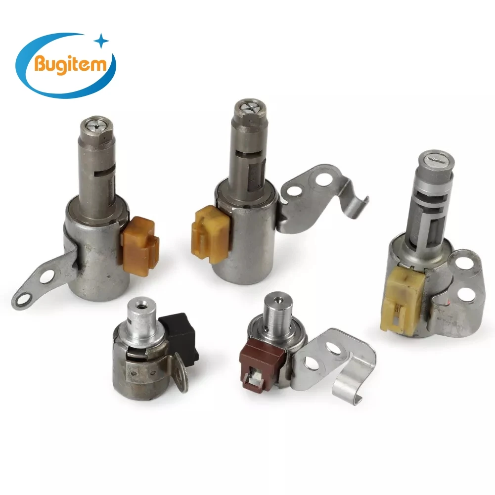 5PCS Transmission Solenoid Set Kit U140E U240E U240F U241E For Lexus Toyota RAV4 CAMRY HIGHLANDER 35210-21010 35290-21010