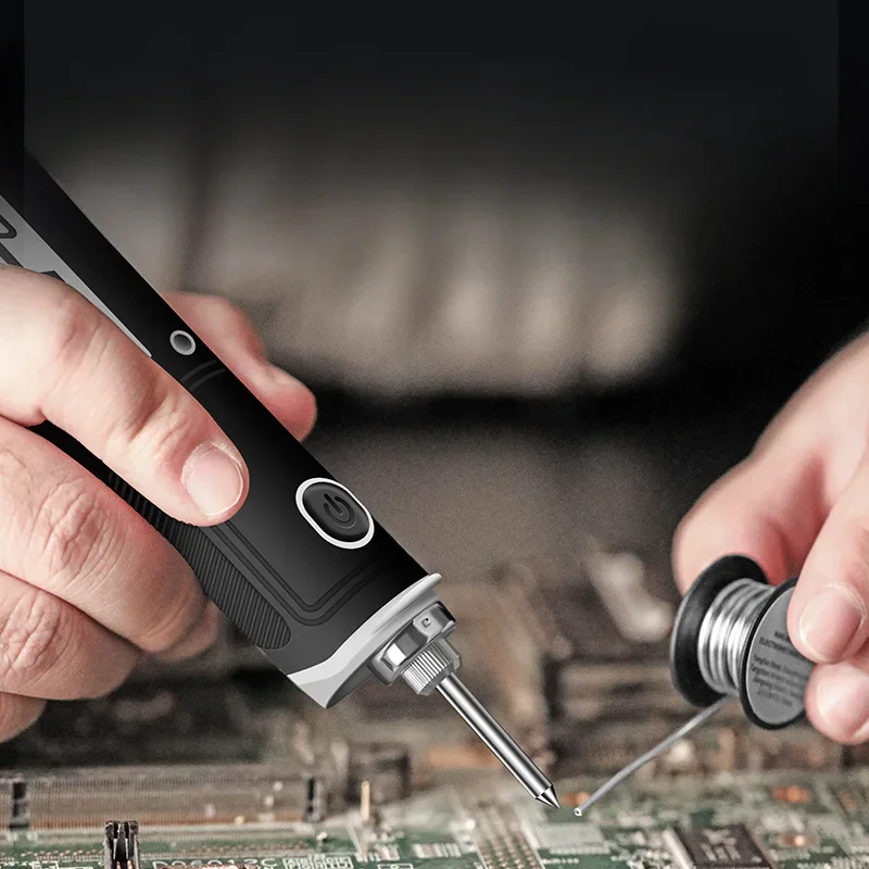 Electric Soldering Iron Home Repair Welding Wireless Charging Internal Heating Constant Temperature Set Fast Heating Equipment