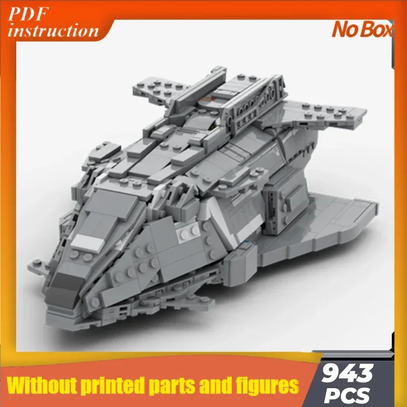 

ChristmasMoc Building Bricks Military Model 1:300 Scale Federal Gunship Technology Modular Blocks Gifts Toys DIY Sets Assembly