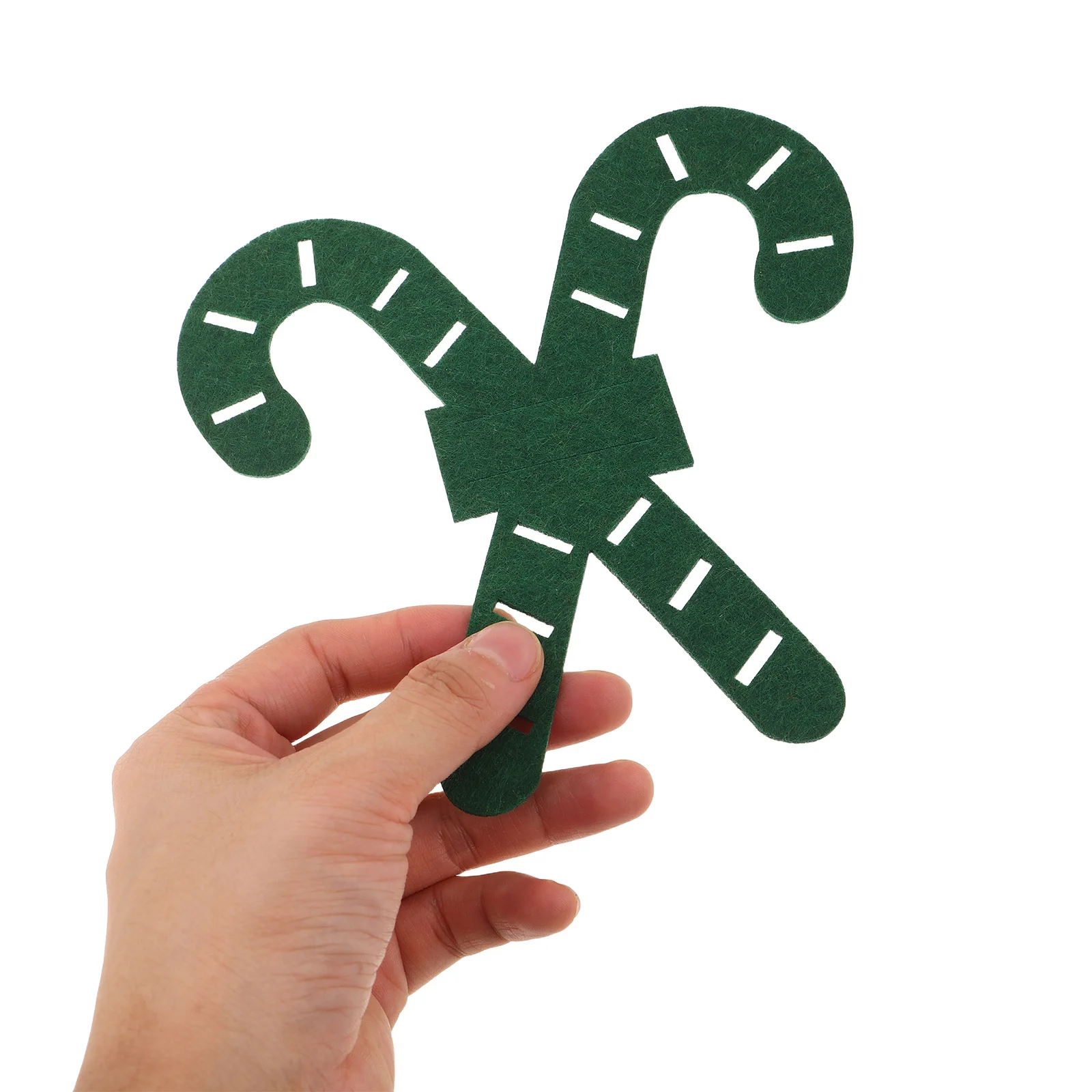 

12Pcs Holiday Flatware Holders Reusable Christmas Cutlery Pouches Candy Cane Style Utensil Sleeves Dining Table Christmas Decor