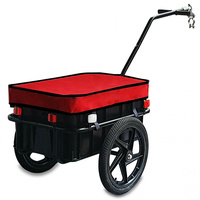 Folding Detachable Bicycle Trailer Color Outdoor Travel Camping Pet Mountain Bike Trailer