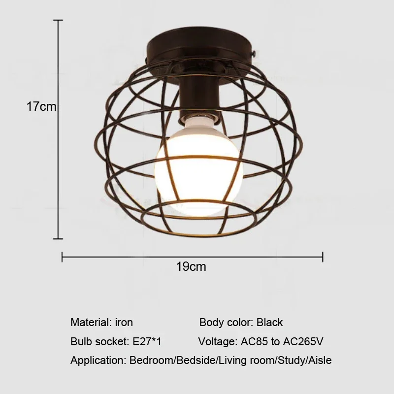 Imagem -02 - Nordic Minimalista Criativo Teto Lâmpada Luminárias para Corredor Varanda Varanda Quarto e Cozinha Pós Modernos Luminárias