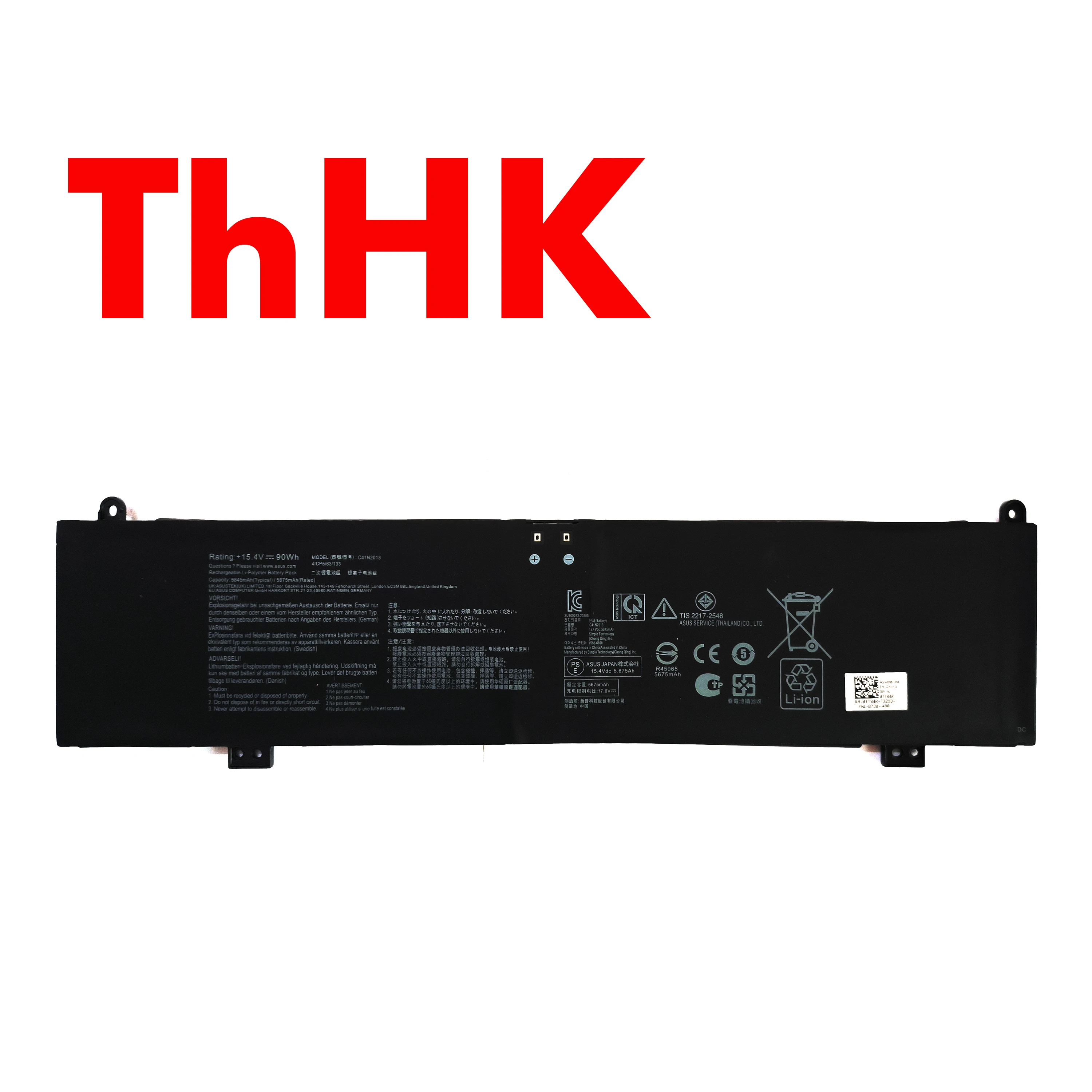 Genuine Original 90Wh C41N2013 C41N2013-1 Battery For ASUS ROG Zephyrus M16 GU603 S17 GX703 G733 G15 G513 GA503 17 G733 G713