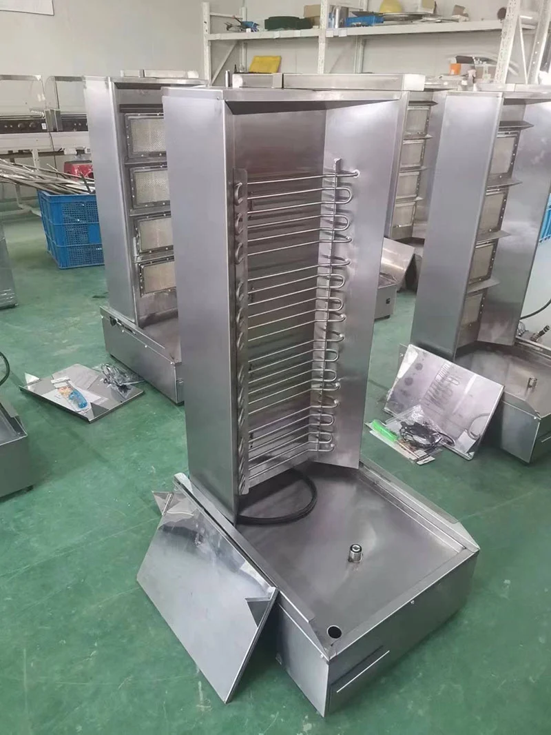 High Quality Stainless Steel Electric And Gas Grill Machine Middle East BBQ Shawarma Kebab Making Equipment