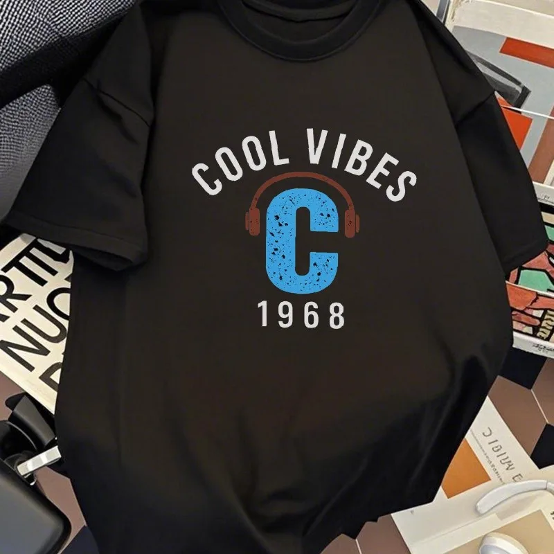 تيشيرتات قطنية بأكمام قصيرة موديل 2025، طباعة كرتونية لطيفة، رقبة دائرية قابلة للتنفس، بلوزة فضفاضة غير رسمية كبيرة الحجم للجنسين #2