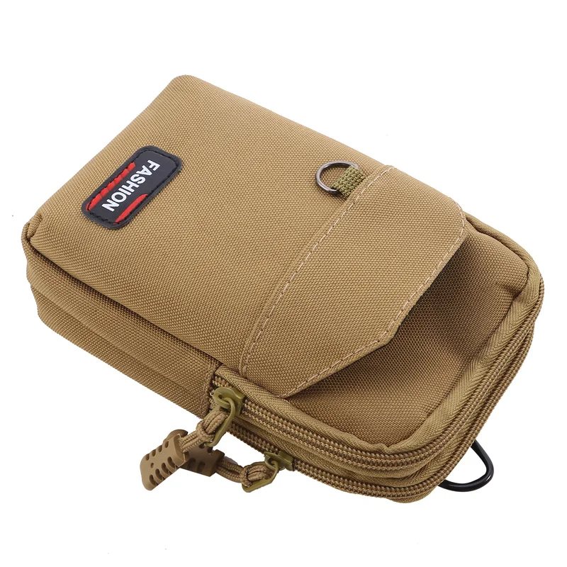 Nylon Bag Outdoor Molle Waist Fanny Pack Men Phone Pouch Camping Hunting Waist Bag Gear Purses