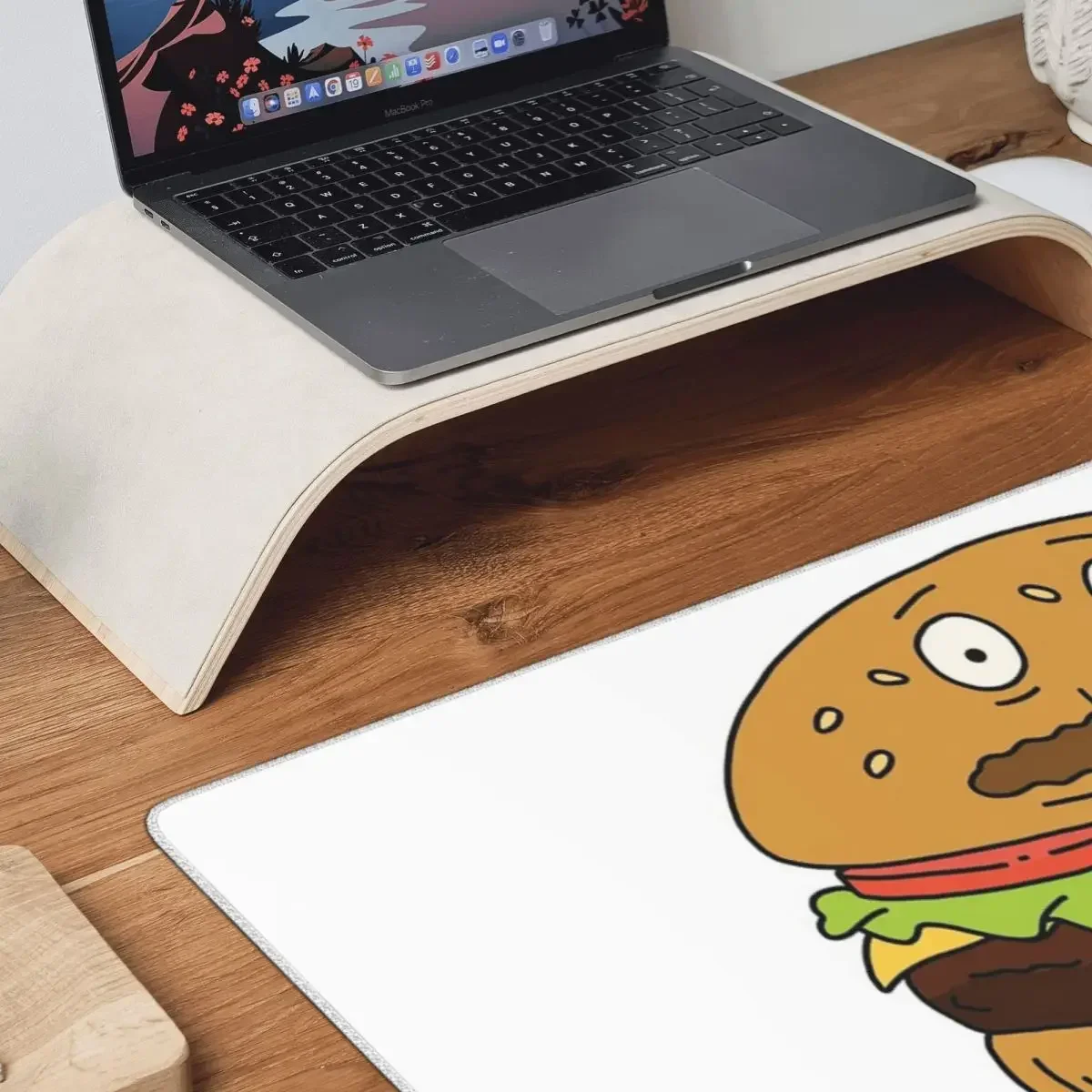 Bob As A Burger Large Mouse Pad Computer Keyboard Mouse Mat Gamer PC Laptop Desk Mat Office Accessories Table Mats