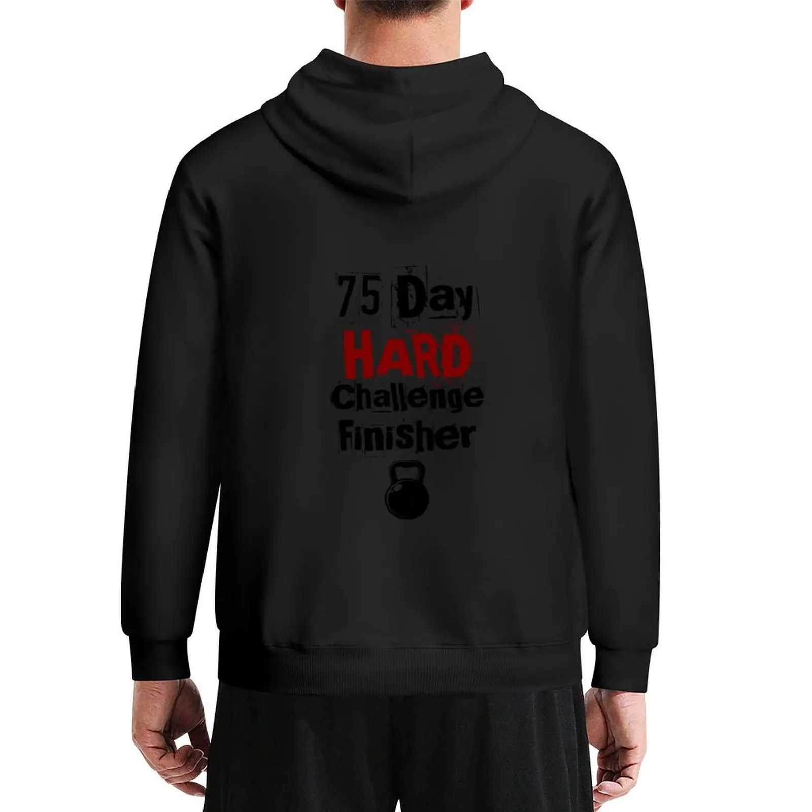 

75 Day Hard Challenge finisher Workout Motivation Hoodie clothes for men anime clothing men's clothes big size hoodie