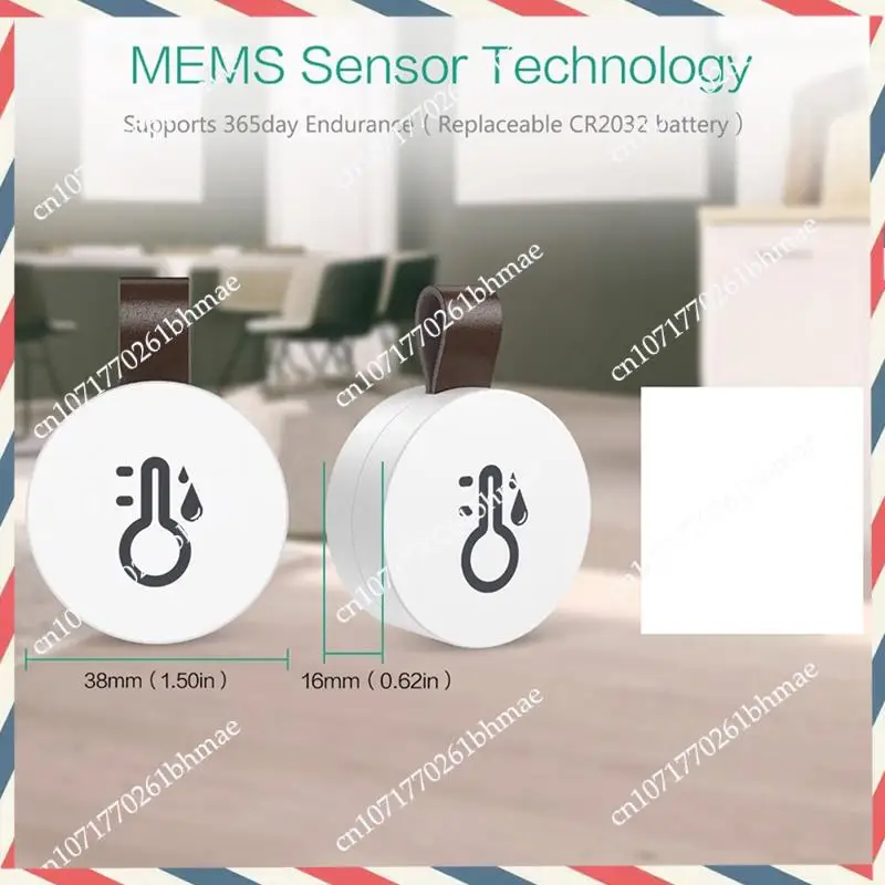 -A21Z 2 Pcs Hygrometer Bluetooth Remote Control Thermometer Accurate Indoor Temperature Humidity Sensor