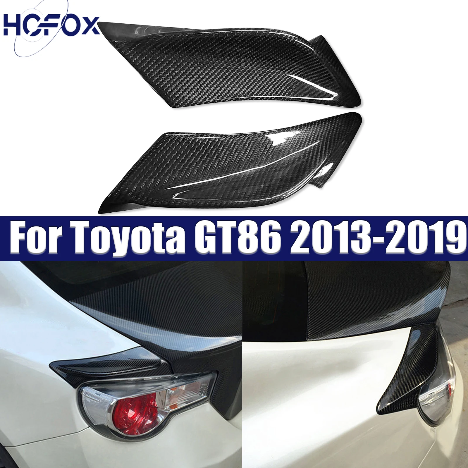 

Fits For Toyota GT86 2013 2014 2015 2016 2017 2018 2019 Side Trunk Spoiler Painted Carbon Fiber
