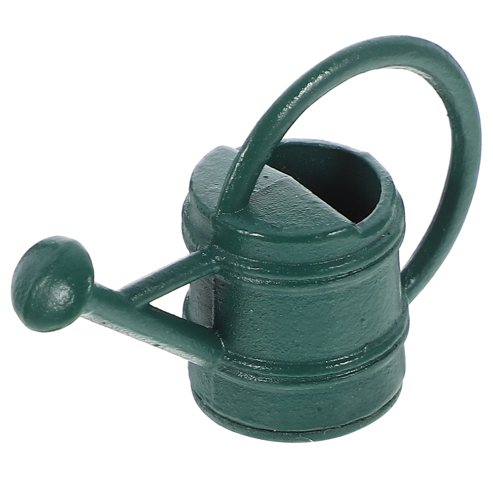 

Simulation Garden Tools Mini Watering Kettle Iron Lightweight Compact Realistic Craftsmanship Kids Gardening Dollhouse Accessory