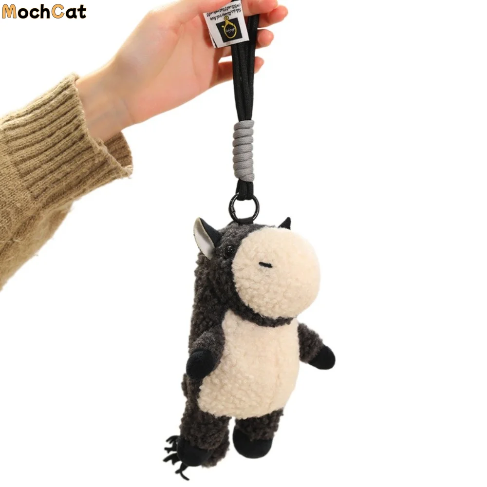 

Mascot Dolls Plush Pony Pendant Cute Soft Plush Horse Keychain Fluffy Creative Cartoon Horse Doll Pendant Year of Horse