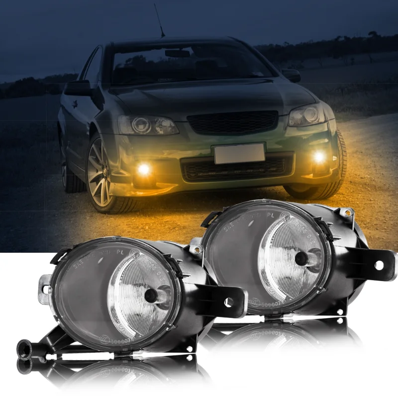 1pair Car Front Bumper Amber LED Fog Light Driving Lamp for Holden Commodore VE S2 SS SSV SV6