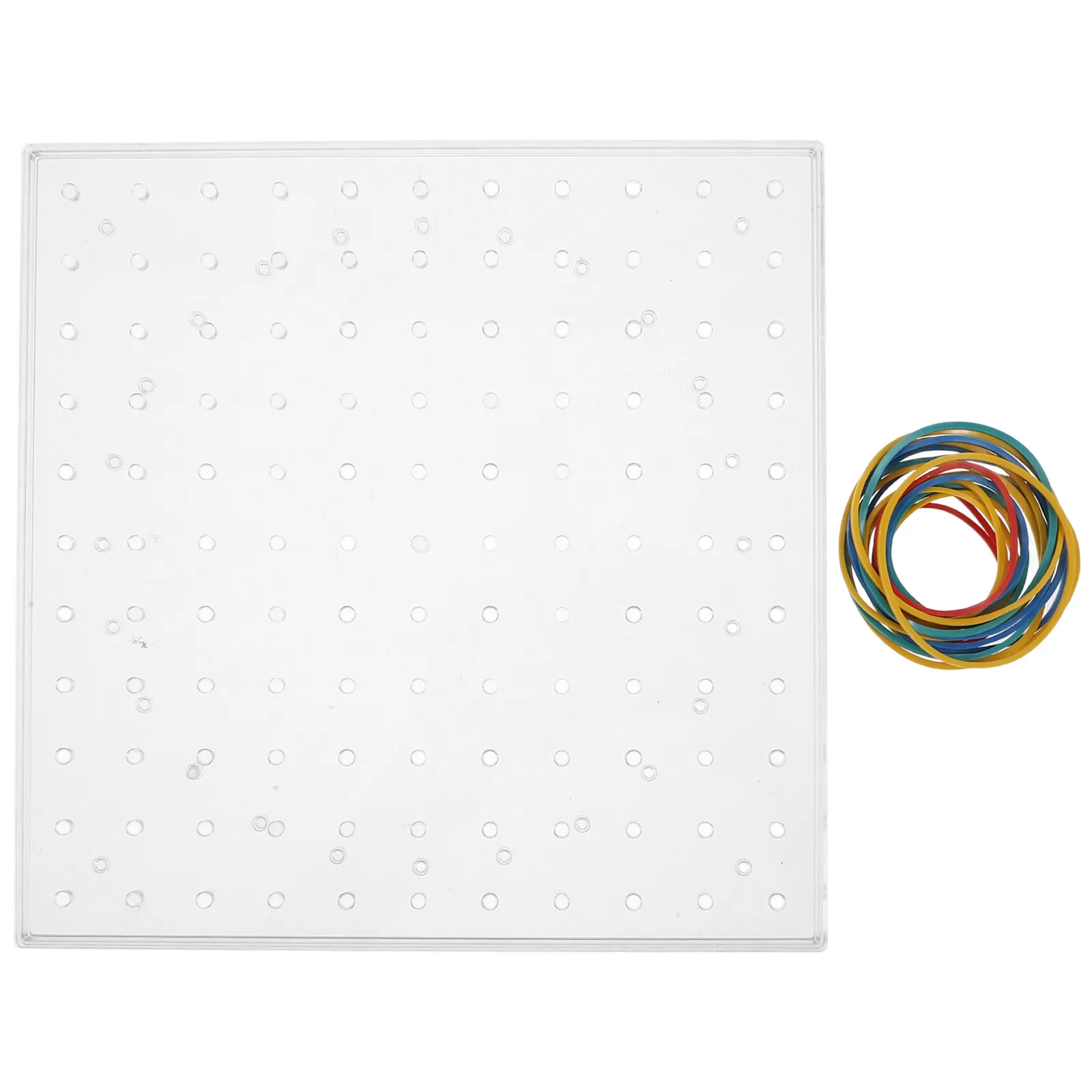 

Набор для изучения геометрии для детей: двусторонняя доска-геоборд, развивающая математическая игра, креативный набор с резинками для головоломок, для занятий в классе