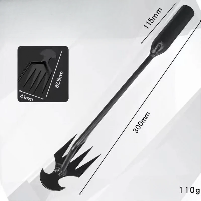 2pc long handle 4 teeth manual weeder tool, garden hand weeding hook vegetable patch weed remover farm yard grass puller