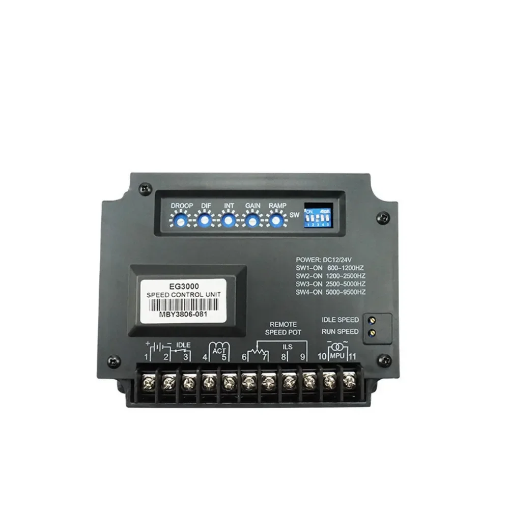 

EG3000 Generator Electronic Governor Speed Controller regulator stabilizer brushless genset part DC 12v 24v engine control part