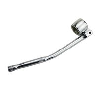 Offset 6-point Car Oxygen Sensor Wrench 22mm Flexible O2 Sensor Removal Tool 180 ° Rotation Cr-V Sensor Socket Wrench Truck