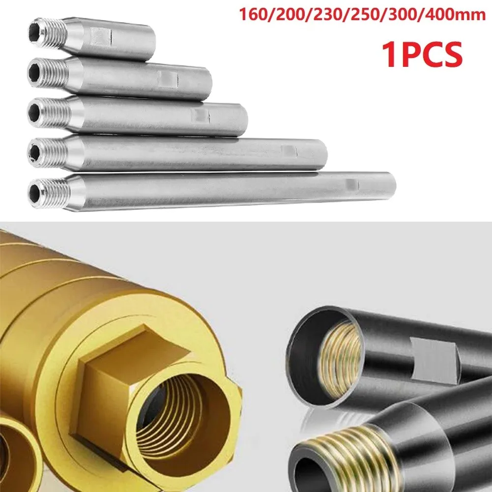 1PC 160-400mm Diamond Core Bit Extension Rod M22 Thread Connecting Rod Replace For Drilling Rig Adapter Power Tool Accessories