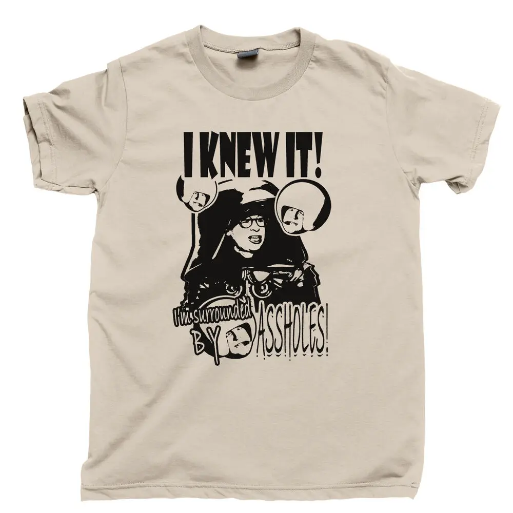 Surrounded By A$$Holes T Shirt SPACEBALLS 2 Sequel Dark Helmet Schwartz Ring Tee  High Quality 100%Cotton Short Sleeve