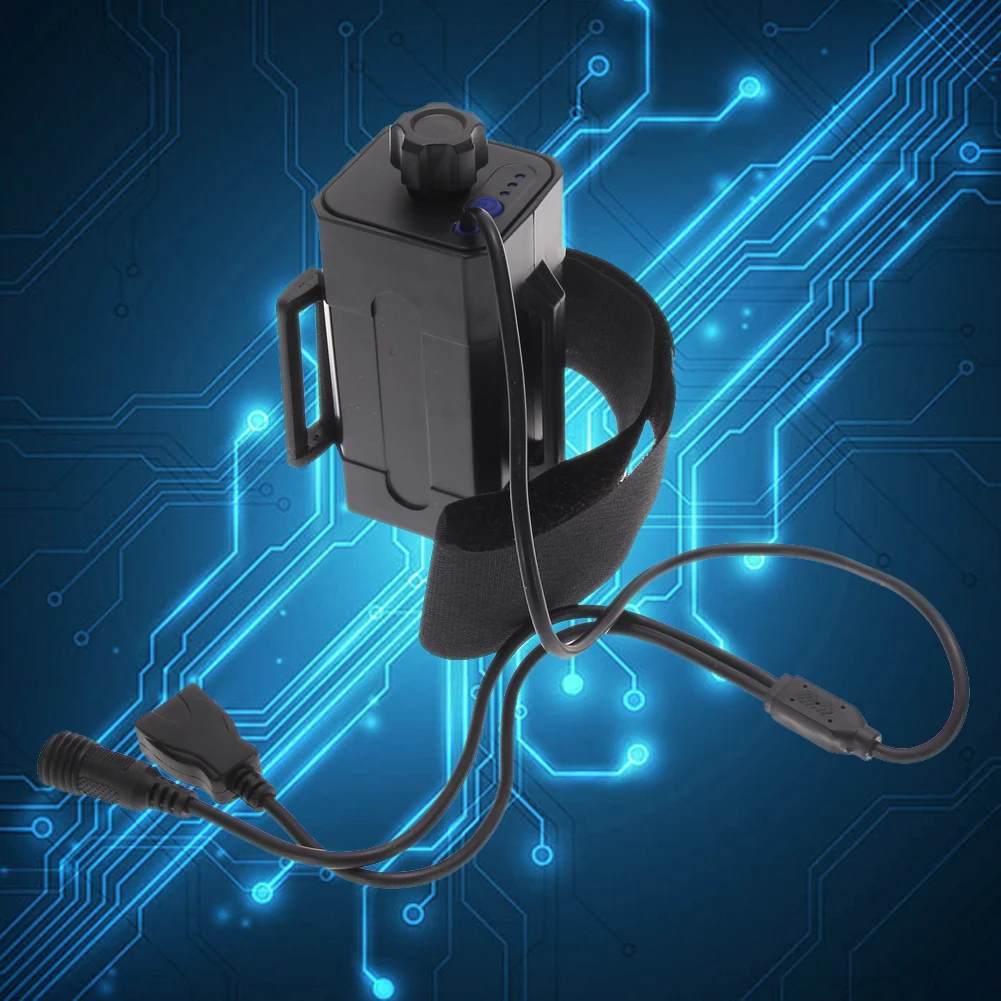 

4x 18650 Waterproof Battery Pack Case House Cover For Bicycle Bike Lamp