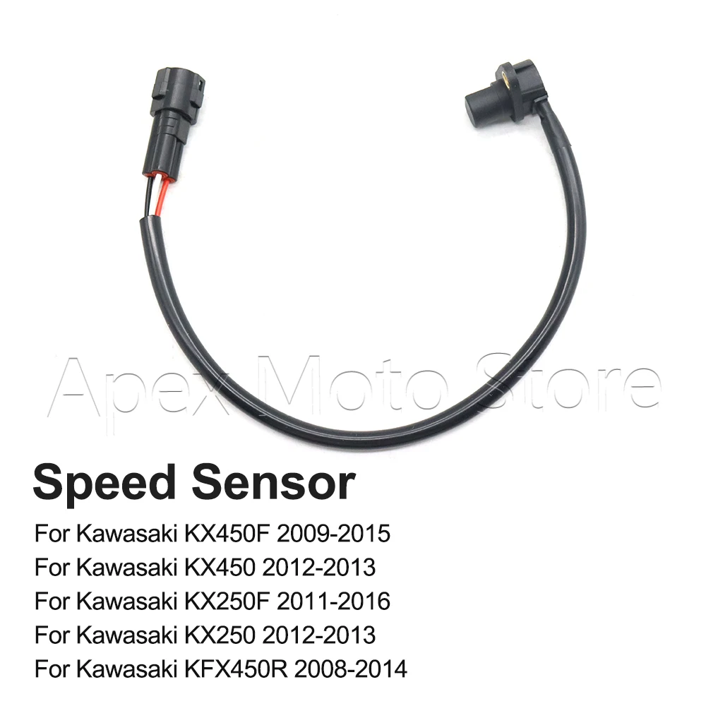 

For Kawasaki KX450 KX250 2012-2013 KFX450R 2008-2014 KX450F 2009-2015 KX250F 2011-2016 Motorcycle Speedometer Drive Speed Sensor