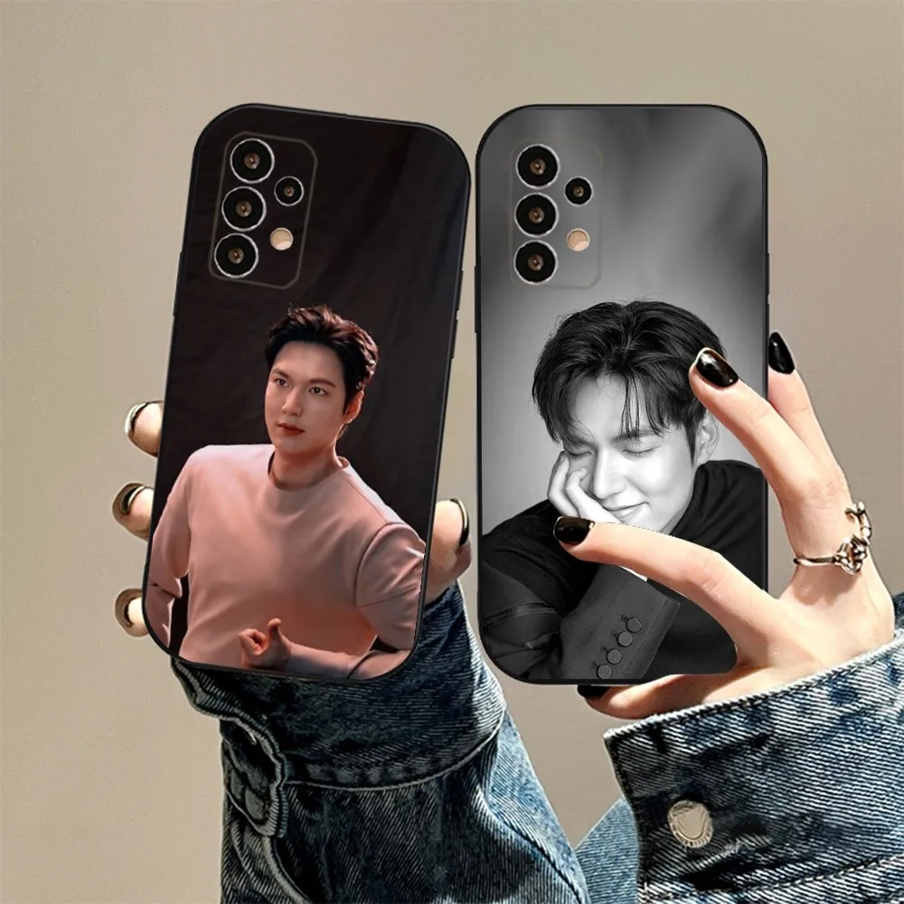 Korean Actor L-Lee M-Min Ho Phone Case For Samsung S24,23,23,22,30,21,10,9,Note20 Ultra,Lite,Ultra,5G,Plus,FE,Black Soft Case