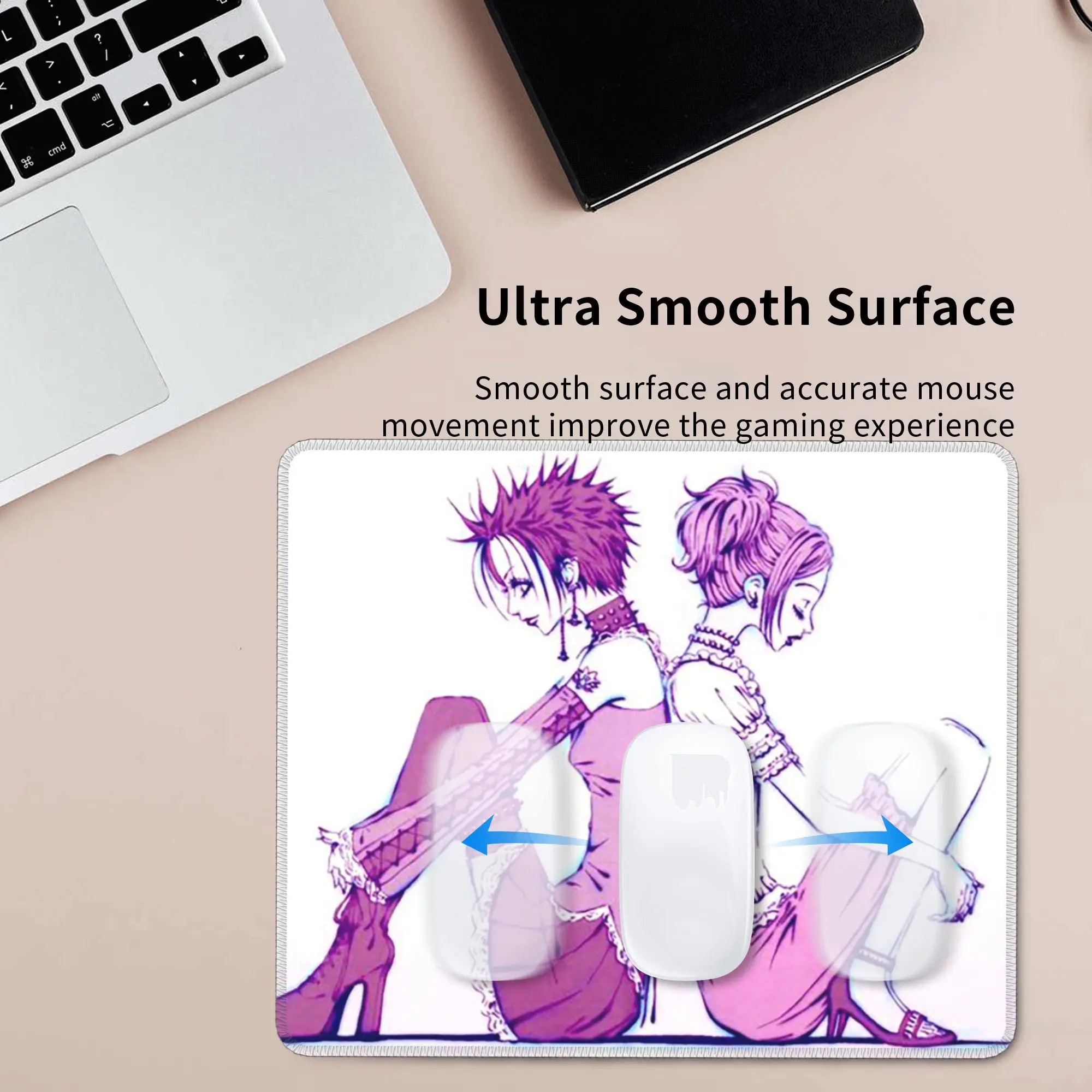 Shoujo Manga Anime Nana Mouse Pad Computer Keyboard Mouse Mat Gaming PC Laptop Desk Mat Office Accessories Table Mats