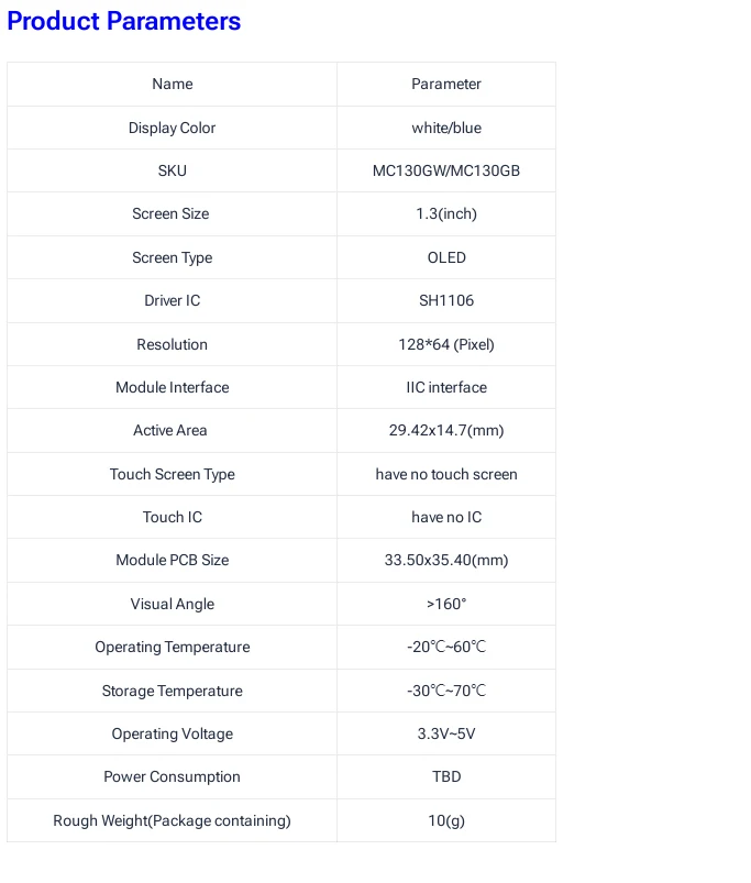 1/5 قطعة 1.3 "1.3 بوصة IIC I2C المسلسل 128x64 SSH1106 الرقمية OLED LCD Led عرض الأبيض الأزرق وحدة لاردوينو 12864 شاشة LCD B