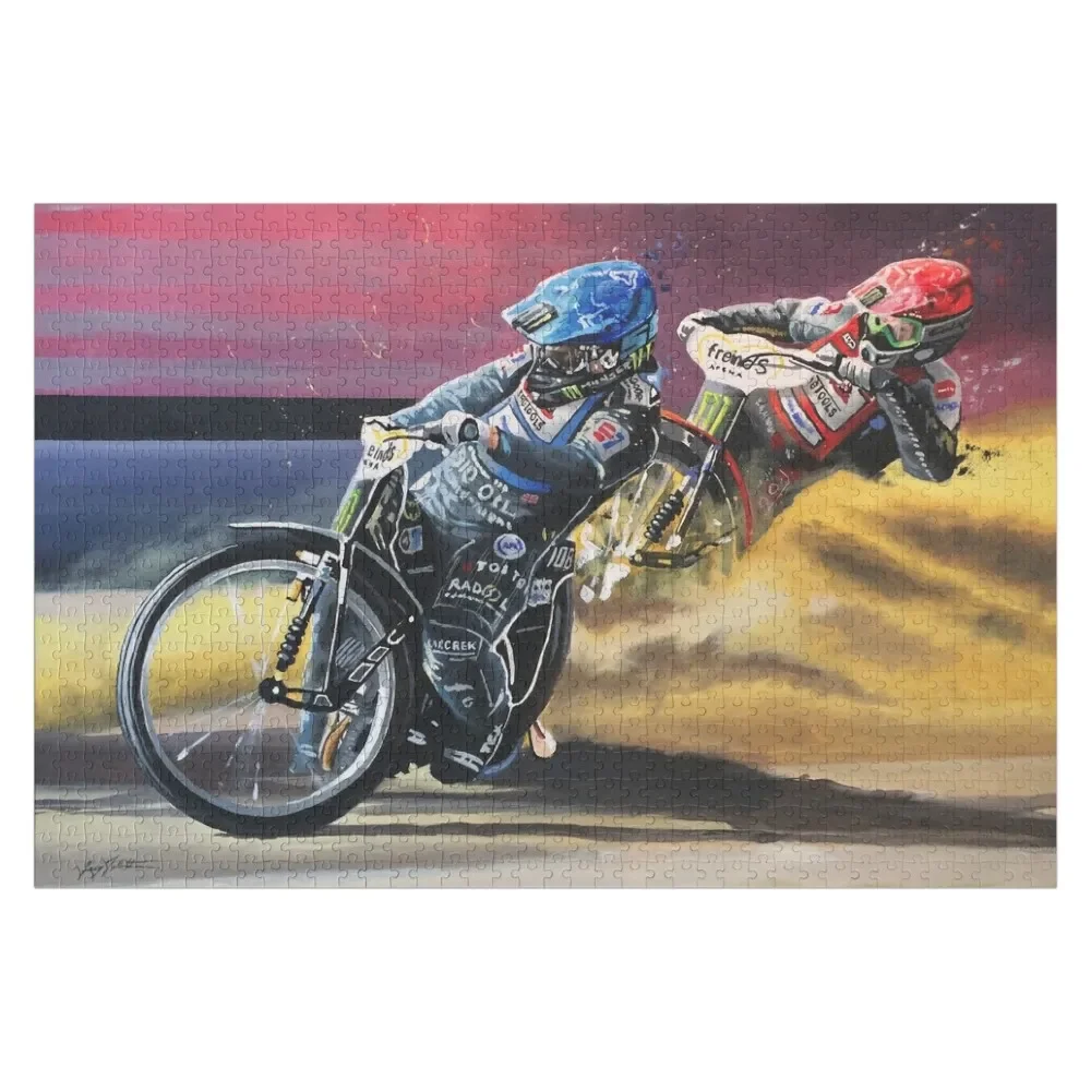 

Speedway Tai Woffinden Jigsaw Puzzle Personalized Gift Custom With Photo Photo Wooden Adults Puzzle