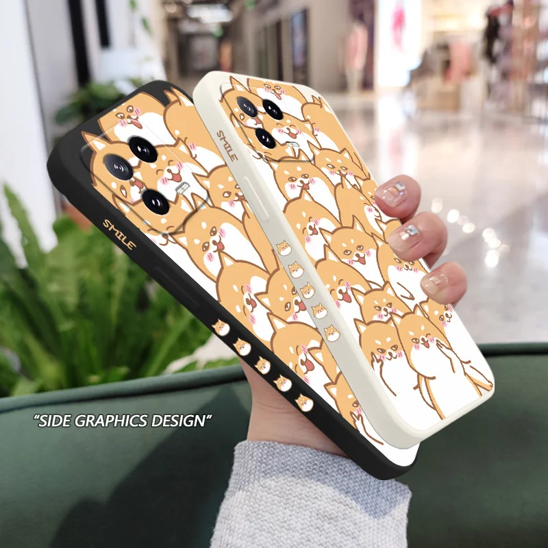 

Cute Dogs Phone Case For Xiaomi 17 Mi 15 15T 14 14T 13 13T 12 12X 12T 12S 11 11T 10 10T 9 9T Pro Max Lite Liquid Silicone Cover