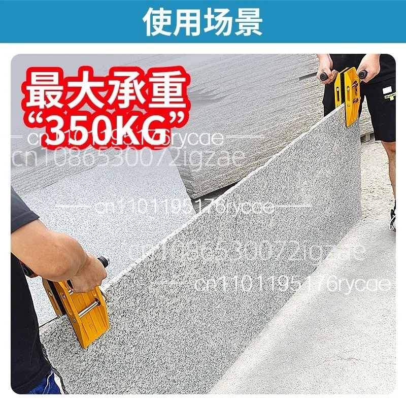Clip stone large plate glass rock slab hand lift fixture handling labor saving artifact